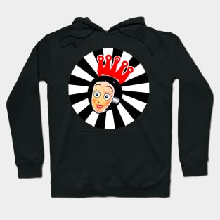 queen girl with red crown Hoodie